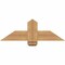 Ekena Millwork Eugene Smooth Timber Gable Bracket, Western Red Cedar, 36"W x 12"H x 3 1/2"D x 5 1/2"F, 8/12 Pitch GBW036X12X0406EUG00SWR - alternate 1